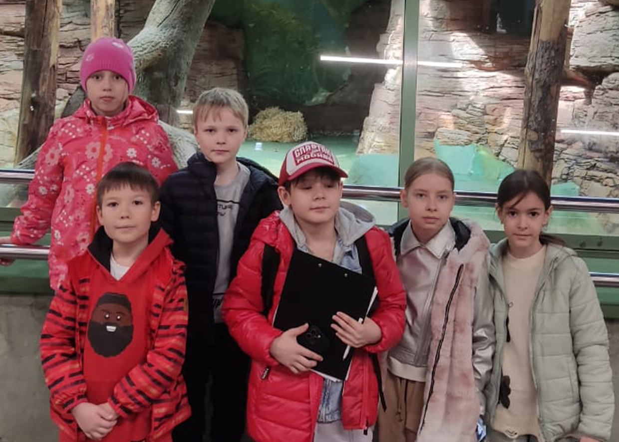 Урок в зоопарке