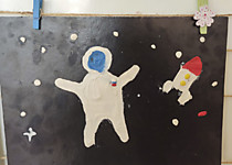 Рисунки ко Дню космонавтики 